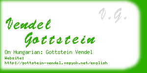vendel gottstein business card